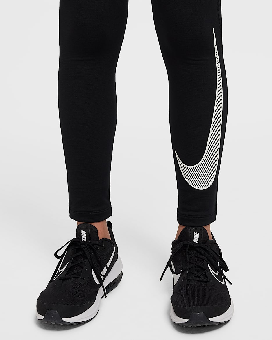 Nike pro warm tights boys on sale